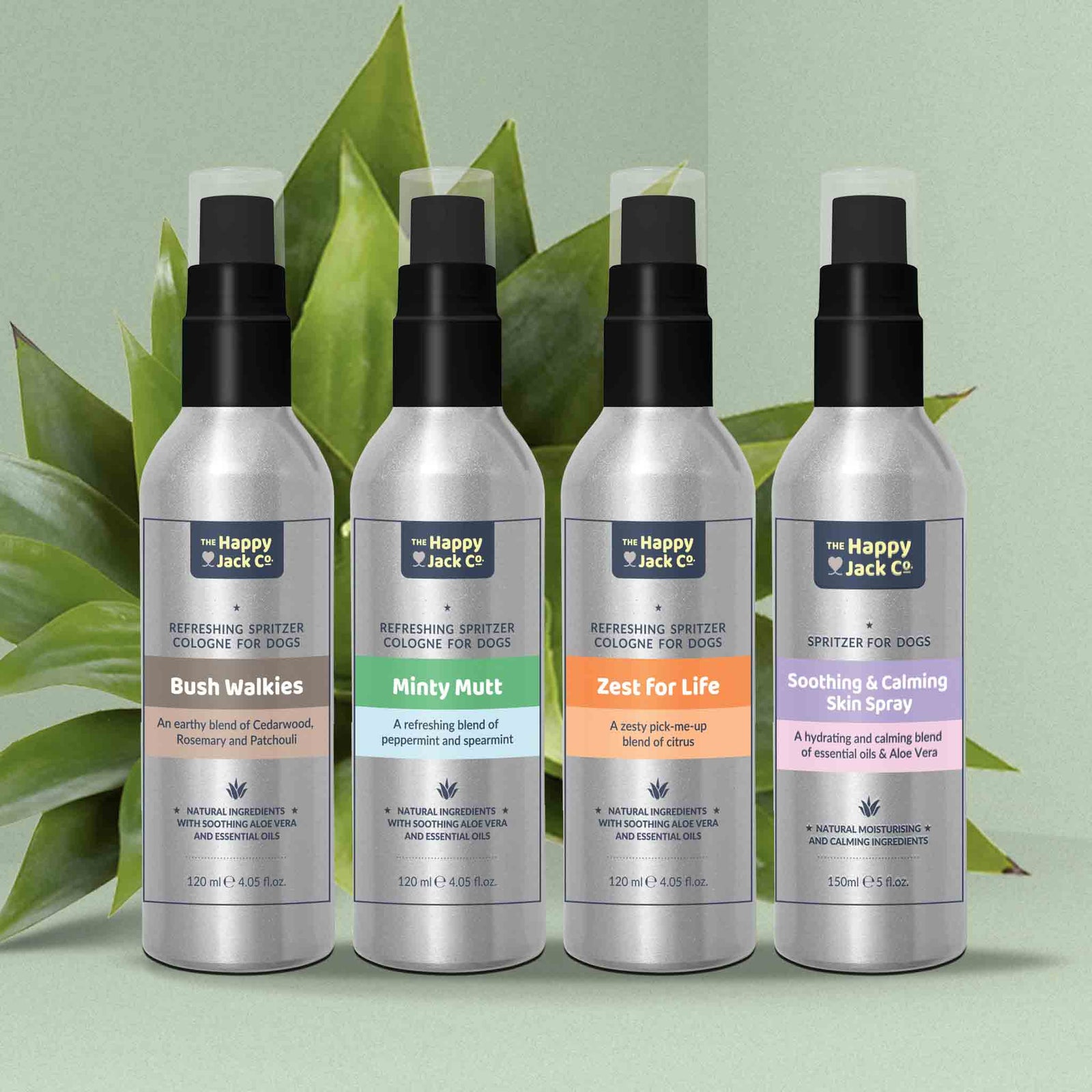 Natural dog spritzer colognes