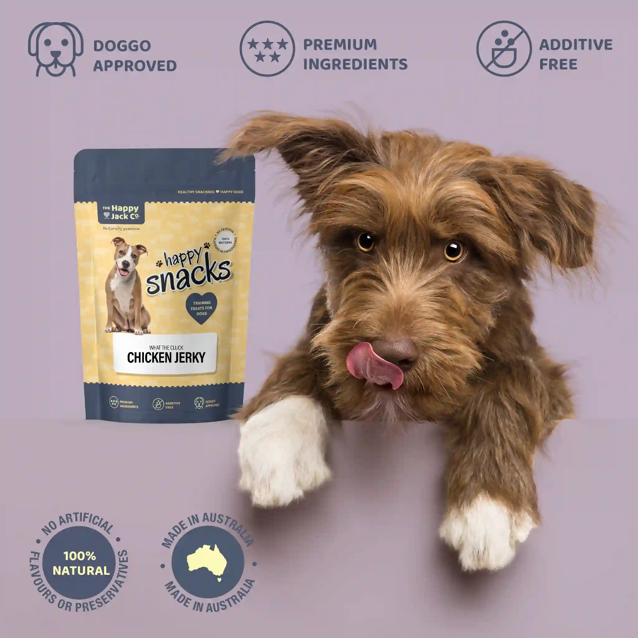 Dog training treats | Chicken Jerky | The Happy Jack Co
