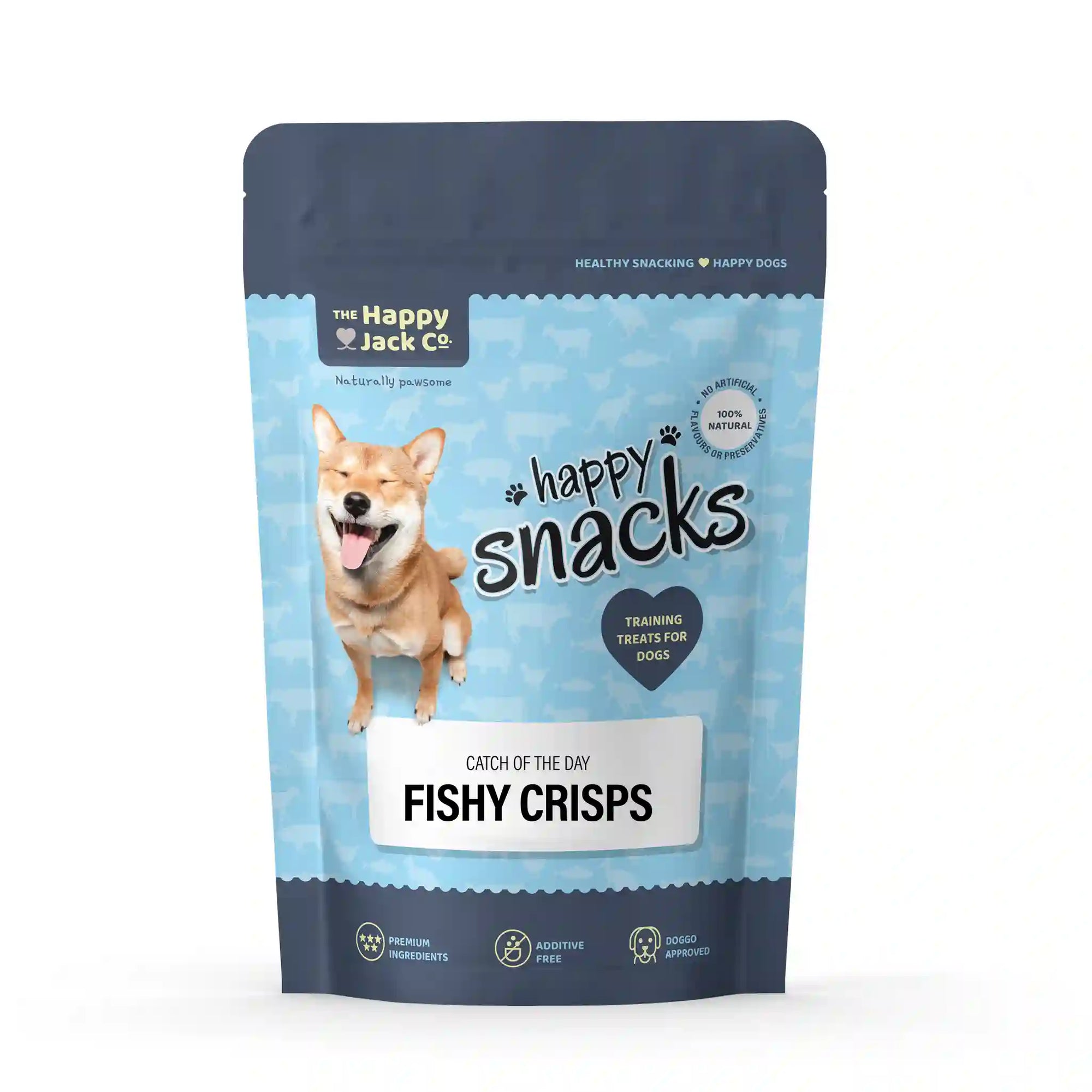 Fishy Crisps - Dog Treats - The Happy Jack Co