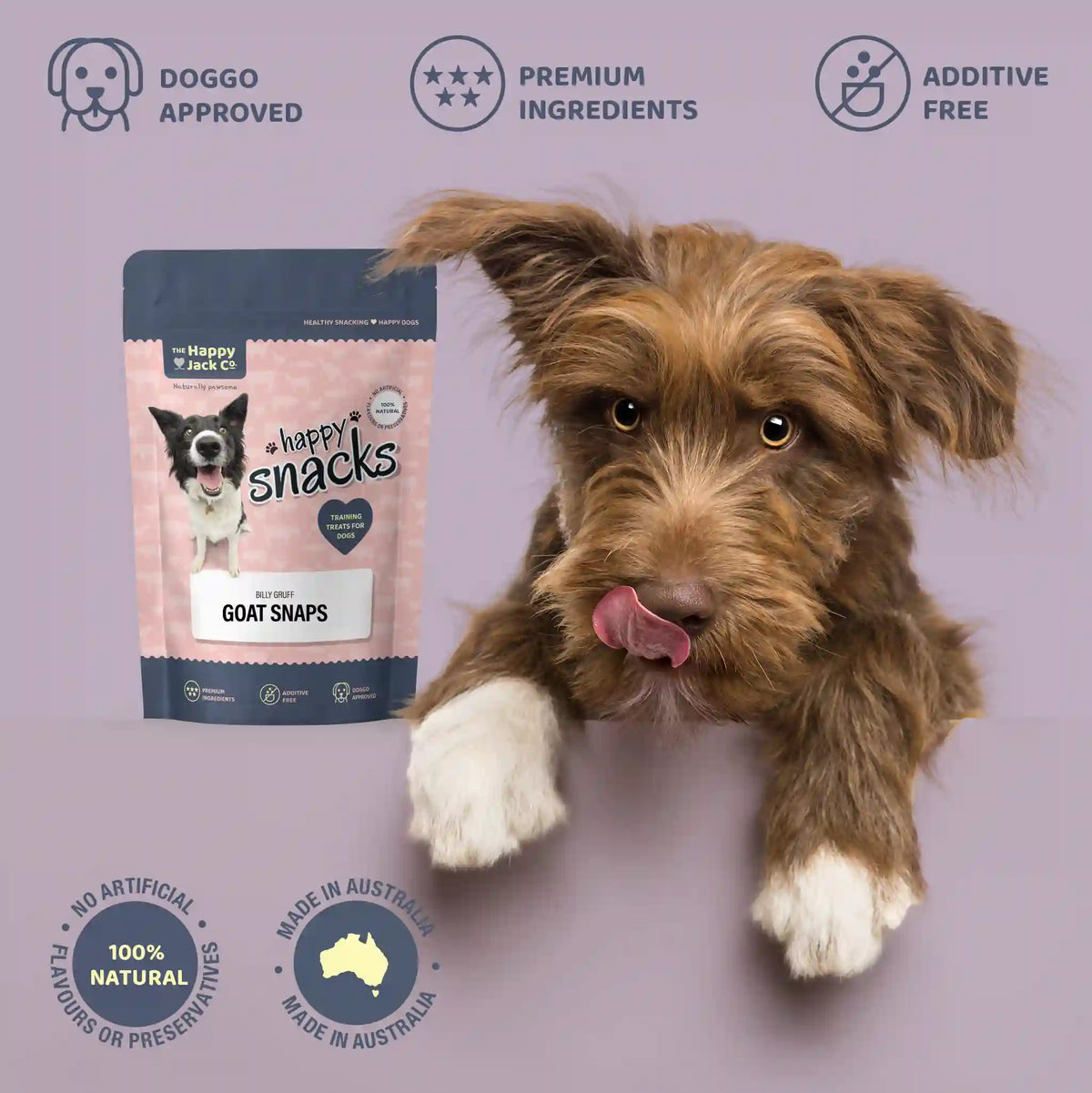 Goat Lung - Dog Treats - The Happy Jack Co