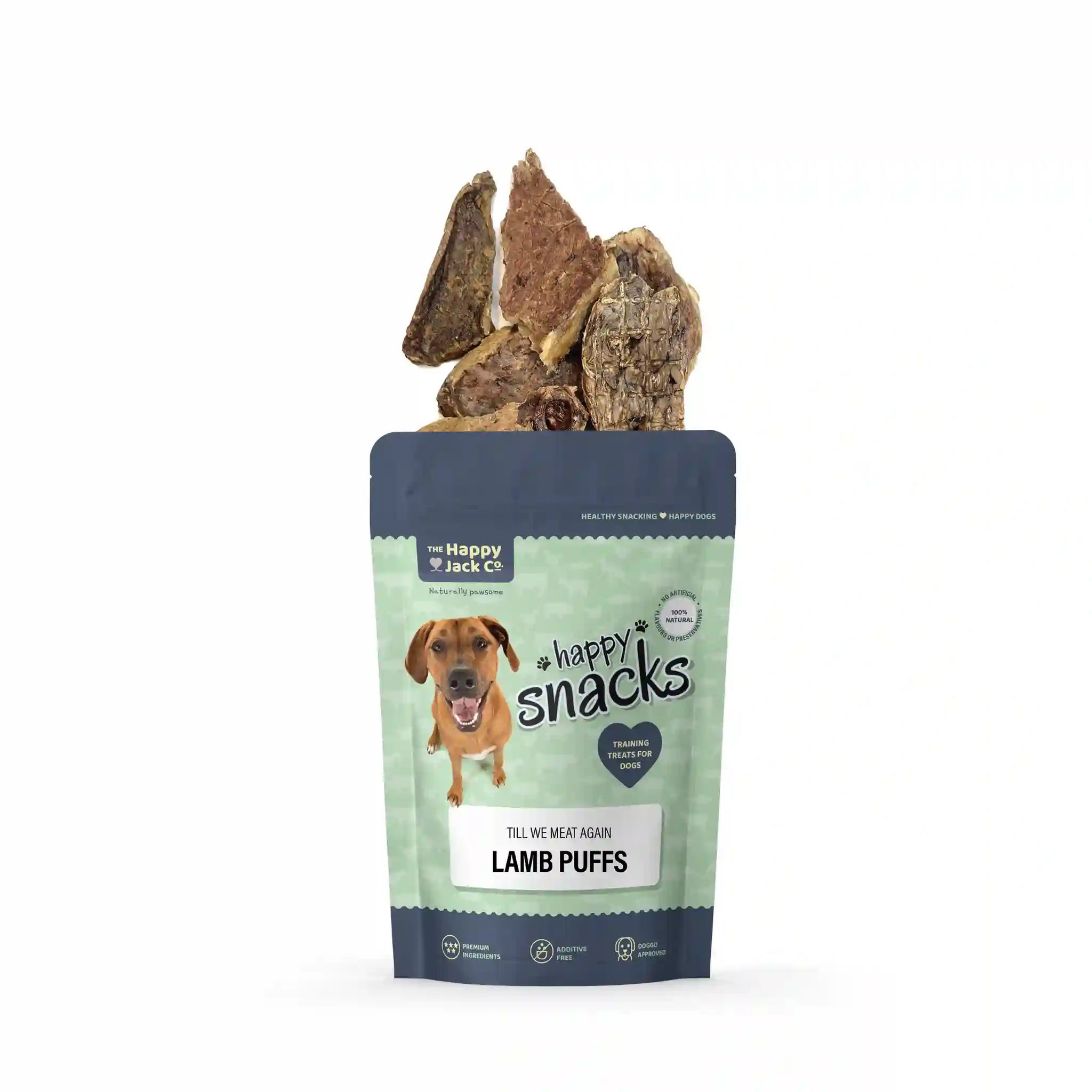 Dog training treats Lamb Puffs The Happy Jack Co