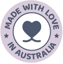Made with love in Australia