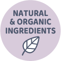 Natural and organic ingredients