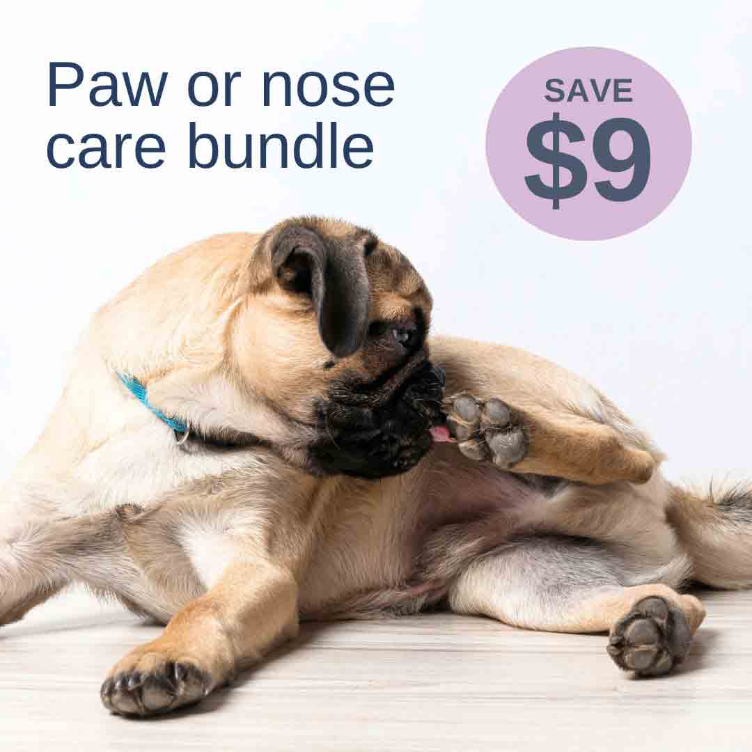 Paw Balm or Nose Balm Itchy Dog Bundle, Save $9