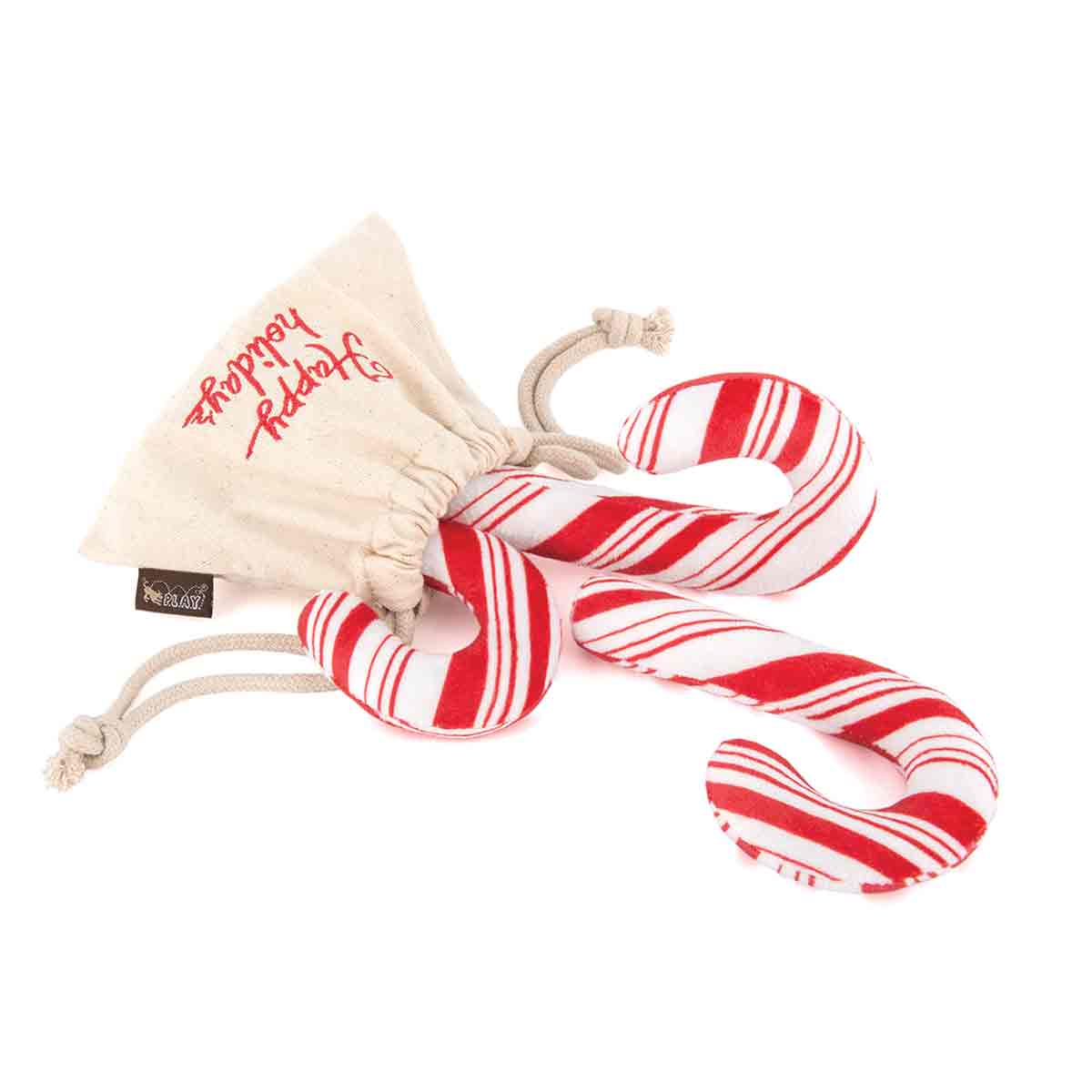 Candy Canes Christmas - Dog Toy - The Happy Jack Co