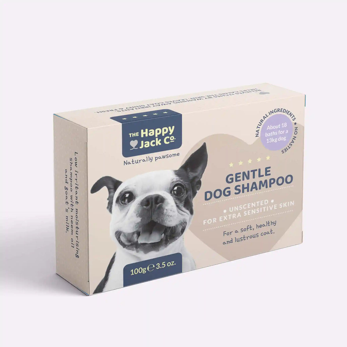 Gentle Dog Shampoo Bar Unscented - The Happy Jack Co