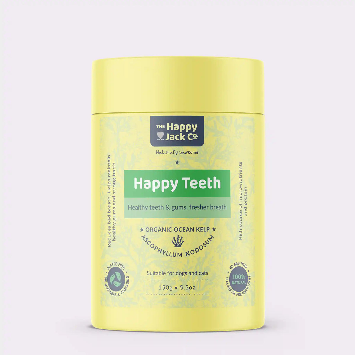 Happy Teeth Dog Dental Care - 100% Ascophyllum Nodosum - The Happy Jack Co