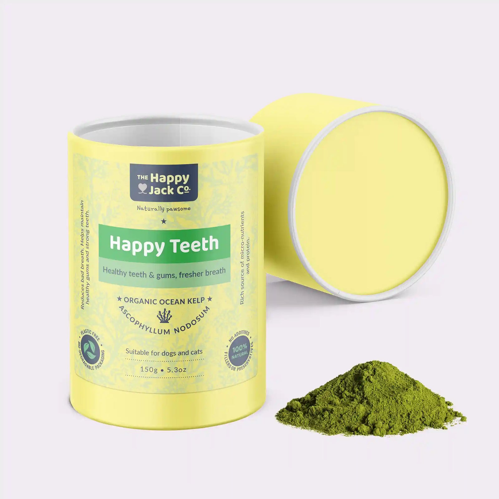 Happy Teeth Dog Dental Care - 100% Ascophyllum Nodosum - The Happy Jack Co