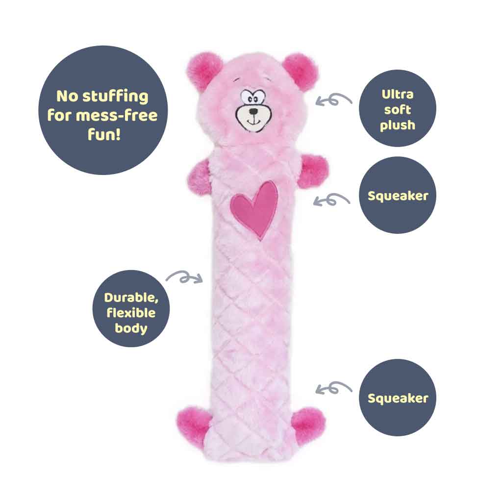 Jigglerz Love Bear Dog Toy ZippyPaws | The Happy Jack Co Jigglerz Love Bear Dog Toy ZippyPaws | The Happy Jack Co