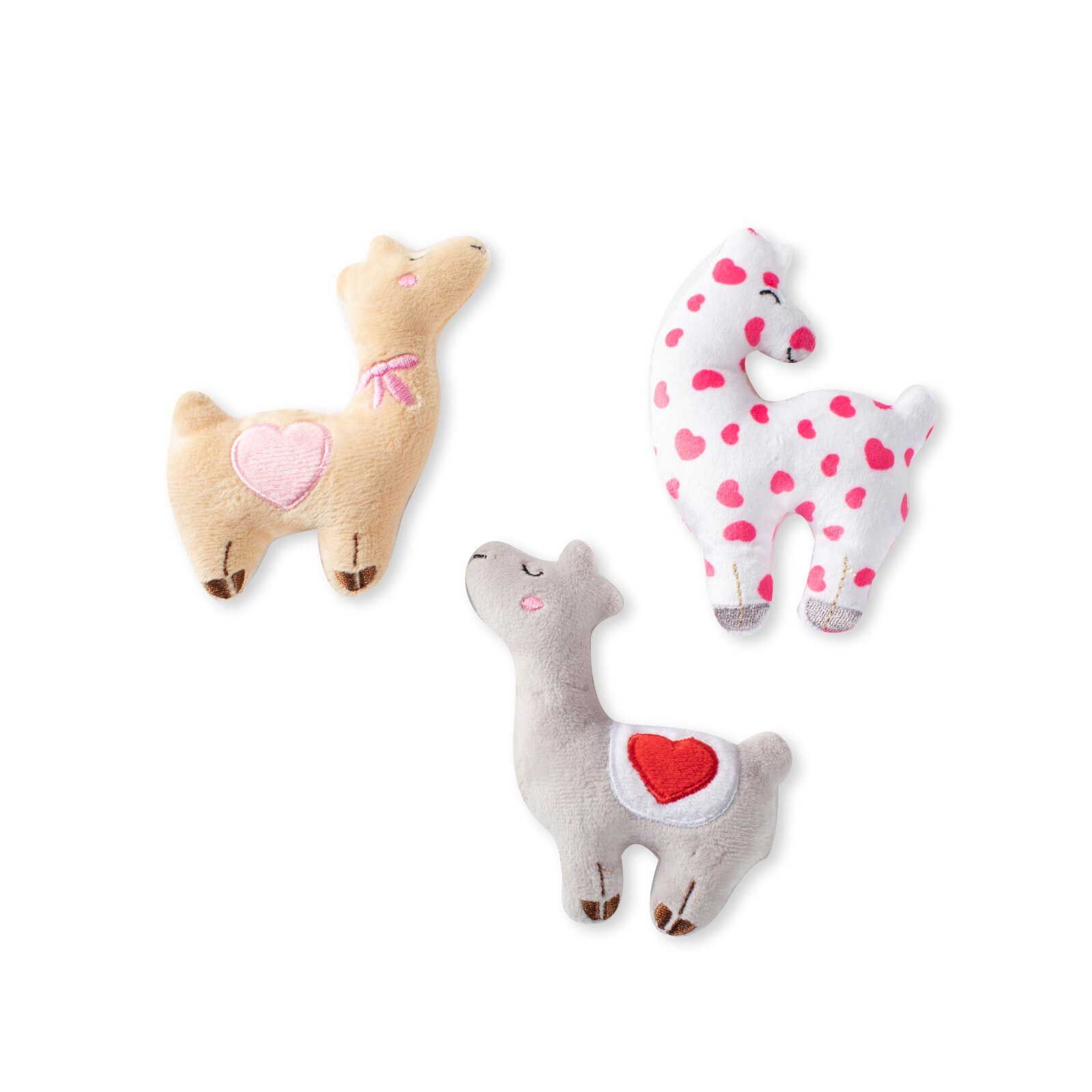 Love Llamas Plush dog toy 3 pack – Fringe Studio - The Happy Jack Co